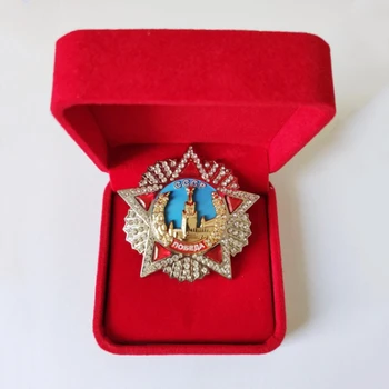 WW2 Velike Sovjetske Zmage Čast Medaljo drugi svetovni VOJNI, SZ ruski Bagde CCCP Nagrado Red Zmago Zatiči Podolgovat Diamond Emajl Medaljo Darila