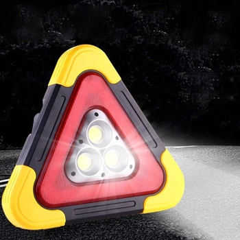 Multi-Funkcijski Trikotnik Opozorilni Znak Avto LED delovna lučka Varnosti v Cestnem prometu v Sili 6XDB
