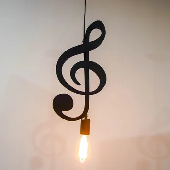 Glasbeno noto Obesek Svetlobe Doma Spalnica Krivulja Droplight Bar Visi LED Lučka