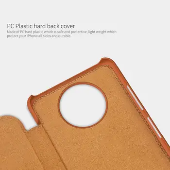 NILLKIN Qin Primeru za Xiaomi Poco X3 NFC Primeru PU Usnja Flip Case Reža za Kartico Nazaj Kritje za Poco X3 Primerih