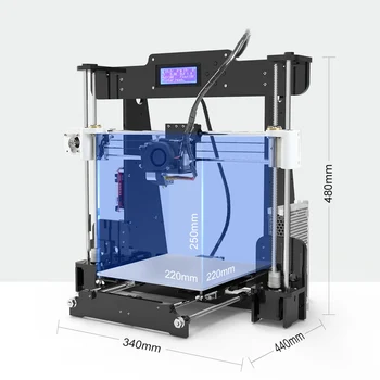 Anet A8 3D Printer Kit 220x220x240mm Tiskanje Velikosti z LCD Zaslon Samodejno Izravnavanje impresora 3d Open Source Polno DIY 3D Drucker