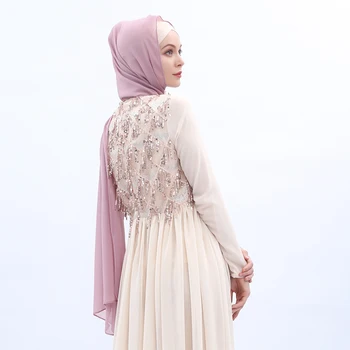 Barva Hijabs Abaya Muslimanskih Islamske Rute in Šali za Žensko Dolgo Moslima arabski Molitev Turbante Jilbab Hidžab Femme Musulman