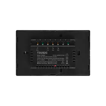Itead Sonoff T3 NAS 1/2/3 banda Smart Stenske Luči Stikalo z Mejo,se Dotaknite/RF433/wifi Nadzor,Dela Z Alexa Google Doma,120 Velikost