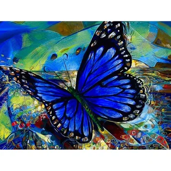5D Diamond Slikarstvo živali metulj Navzkrižno Šiv Diamond Polno Vezenje Okrasnih Vzorec Doma Dekoracijo Iglo Obrti&Art
