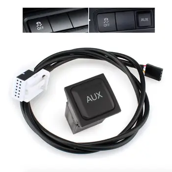 Avto USB, AUX Zvočno Stikalo Kabel za VW1 Golf GT I R MK6 MK5 Jetta RCD310 RCD510
