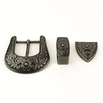 NOVA 38 mm letnika oblikovanja vzorec Žensk Zahodnega Cowgirl pasu Pasu Kovinske zaponke Sponke DIY usnje obrti belt sponke antique silver