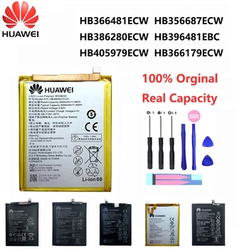 Originalni Huawei P9 P10 Čast 8 9 Lite 9i 5C HB366481ECW Uživajte Nova Mate 2 2i 3i 5A 5X 7A 7X G7 G8 G10 Pro Plus SE Baterija Telefona