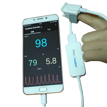 3 senzor odraslih, otrok, dojenčkov novorojenčku Dlančnik, mobilni Impulz Oximeter Pulsioximetro za Android Mobilni Telefon s funkcijo OTG