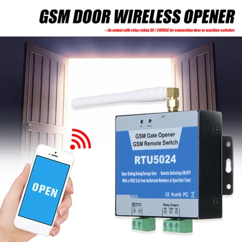 Garažna Vrata Vrata Odpirač RTU5024 Brezžični Dostop do Vrat GSM Relay Stikalo EU NAS Plug za Gospodinjstvo, Vrata Dodatki