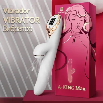 Rabbit vibrator za ženske Silikonske Dildos Obračanje teleskopsko G-spot klitoris Stimulator usb Nastavek bedak Odraslih ženskega spola igrače