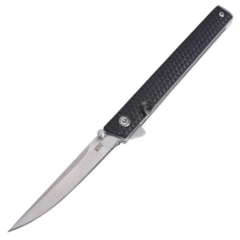 Saber Folding Nož 8cr13ov Prostem Visoko Trdoto Prenosni EOS Orodje Self-Defense Področju Taktično Survival Nož