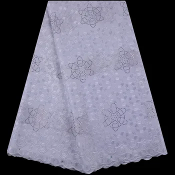 2019 Visoke kakovosti Nigerijski čipke tkanine Afriške čipke tkanina francoski voile čipke kord tkanine za svate A1311