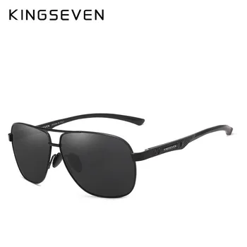 KINGSEVEN Novo Aluminija Čisto Nov Polarizirana sončna Očala Moški Modni Očala za Sonce Potovanja Vožnje Moški Očala Oculos N7188