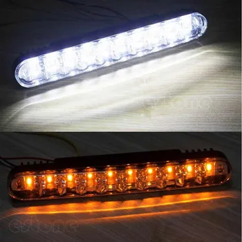2pcs Novi Smerniki 12V 30 LED Avto Teče Svetlobe in Svetlobe Žarnice z Turn Luči