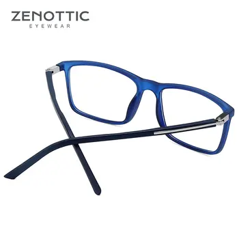 ZENOTTIC Očal Okvir moška Očala Kvadratnih Mode Optični Recept Očala za Branje Očala Progresivna Očala BT2201