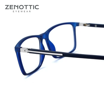 ZENOTTIC Očal Okvir moška Očala Kvadratnih Mode Optični Recept Očala za Branje Očala Progresivna Očala BT2201