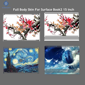 Za celotno Telo, Kožo Za Microsoft Surface Knjiga 2 15-palčni Prenosnik Tablet Diy Design Raznobarvno Foto Kože Zaščitnik