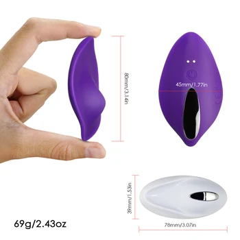 Brezžični Nadzor G Spot Vibrator Nosljivi Sex Toy USB Polnilne za Ženske Električnega Udara Vibrator iz Silikona, Massager