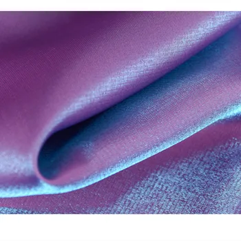CF473 1m Zamenljiva Vijolično-Moder Bombažne Tkanine Tencel, Uvoženih Obarvana Glaze Saten Svila Moda za Ženske obleke/Krilo je Materiali