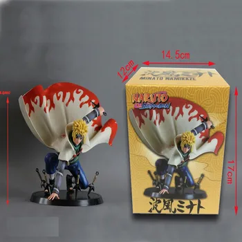Nova Slika Igrače 14 cm Naruto Shippuden Minato Namikaze Jiraiya Hinata Naruto Slika Pvc Dejanje Slika Toy Model Igrača