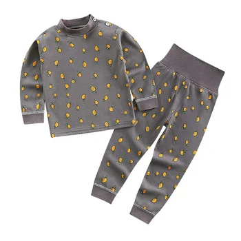2020 Baby Otroci Pižame Določa Bombaž Otroci Pižame z Dolgimi Rokavi Tshirt+Hlače Risanka Oblačila Jeseni 2pcs Sleepwear bo Ustrezala Pižame