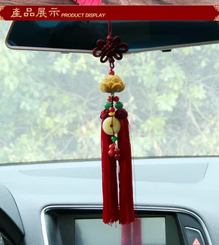 3PCS DOMA potovalna torba Žep avto maskota učinkovita blagoslovi Varno Maskota Lotus flower Budistični mir vozel FENG SHUI talisman Amulet