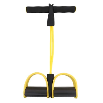 Fitnes Gumi 4 Cev Odpornost Pasovih Latex Pedal Vaditelj Sit-up Vlečenje Vrvi Expander elastik Joga oprema Pilates Vadbe