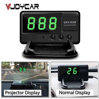 HUD Head Up Display GPS Hitrost Avtomobila Projektor Vetrobransko steklo merilnik Hitrosti Alarm Vesoljno Bolje Kot A100 A100s OBD Hud OBD2 Gauge
