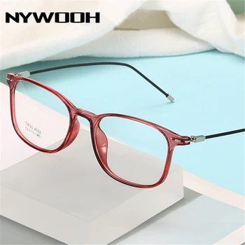 NYWOOH Ultralahkih tr90 Očala Okvirji Moških Klasičnih Ponaredek Očala Okvir za Ženske Pregleden Optičnih Očal