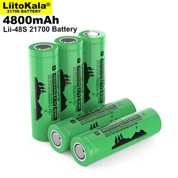 2021 NOVO LiitoKala Lii-48S 3,7 V 21700 4800mAh li-lon Akumulatorska Baterija Za 9,6 moč 2C Stopnja Praznjenja ternary litijeve baterije