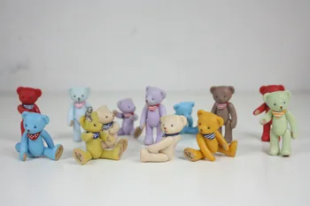 Srčkan Multicolor Klasične Skupno Medvedek Akcijska Figura, Igrače Oprema Izdelki Dekle Darilo Za Rojstni Dan