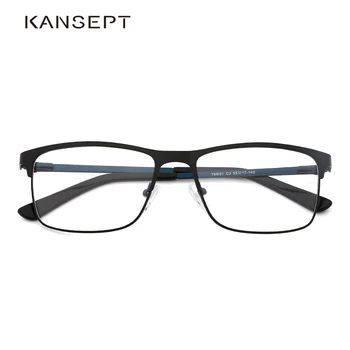 KANSEPT Očal Okvir Moških Klasičen Recept Oči Očala za Moške Kvadratnih Očala za Kratkovidnost Optični Okvirji za Očala TM001