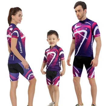 Družina 2021 Pro Team Moški Kolo Jersey Set Kratek Rokav Otrok Mtb Ciclismo Izposoja Oblačil Žensk Šport Otroci Jahanje Obleke