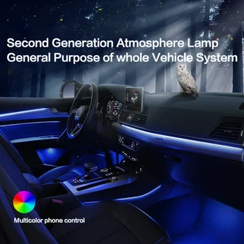 Za BMW X1 X2 8 barv auto dekorativni auto okoljske svetlobe led trak za F48/F39 iskanje avto oprema posodobitev