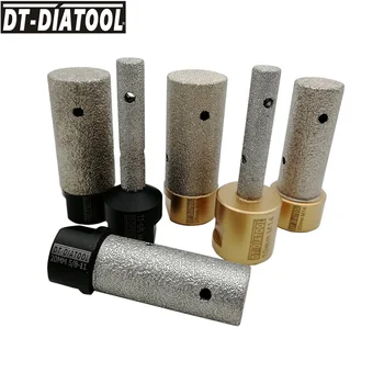 DT-DIATOOL 1pc Dia 10/20/25 mm Vakuumske Brazed Diamond Prst Bitov Z 5/8-11 ali M14 Nit Rezkanje Bitov Za Strešnik Kamniti Pult