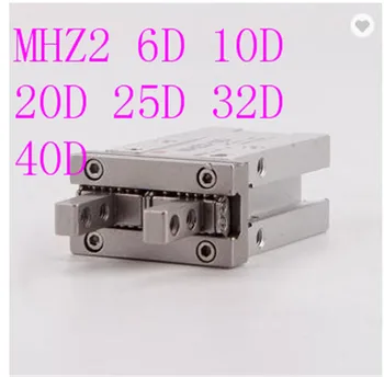 MHZ2 10D 16D 20 D 25D 32D 40D Dvojno, ki Deluje Zraka Gripper Pnevmatski Prst Valj SMC Vrsta Aluminija Objemke Izvrtine 10-40 mm