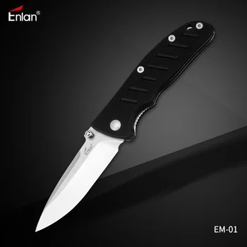 ENLAN Mini Zložljiv nož 8Cr13Mov Jekla rezilo G10 Ročaj Kampiranje, Lov Preživetje Ribolov Utility Top Vojaške EOS Nož EM-01