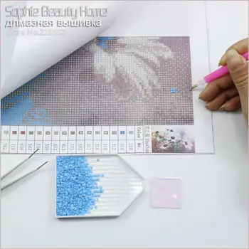 Sophie Lepote Nove Diy Diamond Slikarstvo Navzkrižno Šiv Needlework Vezenje Palace Postavitev Handcraft Umetnosti Obrti Šivanje Mozaik Kit