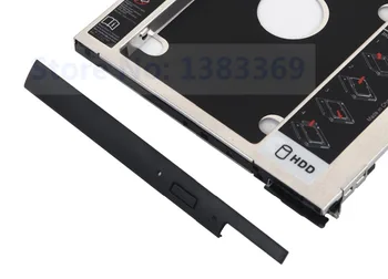 Z izmetalni zapah + ujema faceplate / Ploščo, 2. Trdi Disk HDD SSD Caddy za Dell Latitude E6540 E6440 Natančnost M2800