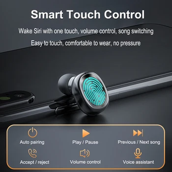 B9 TWS Bluetooth Slušalke 5.0 Brezžični 8D HIFI Šport Slušalke MIKROFON Čepkov Glasbe, Gaming Slušalke Za Xiaomi Huawei Samsung