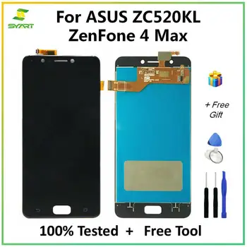 Za ASUS ZenFone 4 Max ZC520KL LCD-Zaslon, Zaslon na Dotik, Računalnike Montaža Z Okvirjem Zamenjava Za X00HD 5.2 Palčni Lcd Zaslon