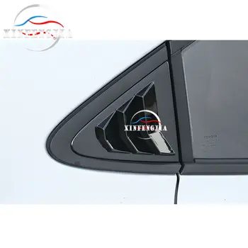 Za Toyota Corolla 2020 2* Svetlo Črno Avto Zadnja Stranska Okna Reže Okrasite Kritje Trim