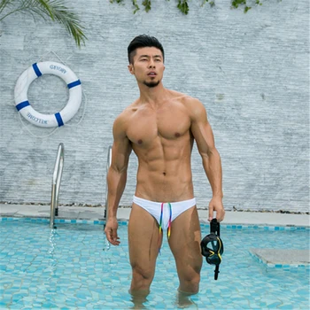 M19 tesen nizko pasu seksi kopalke počitnice trdna kopalke sunga moških plavati bikini trunk hlačnic moških odbor hlače, kopalne obleke