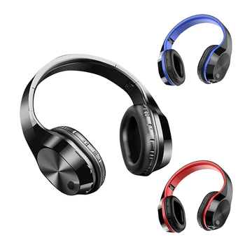 T5 Brezžične Slušalke Aktivni šumov, Slušalke 9D Stereo Glasbe, Slušalke z Mikrofonom TF Kartica