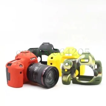 SLR Fotoaparat Torba za Canon EOS 5D Mark III Lahka Kamera Torba Primeru Kritje za 5D3/5DS/5DR black/Prikrivanje/Rdeča/rumena