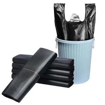 50PCS Veliko Smeti Vrečke Črnega Zgostitev za Enkratno uporabo Okoljskih Odpadkov Vrečko Zasebnosti Plastičnih Smeti Vrečke Kuhinjski Pribor
