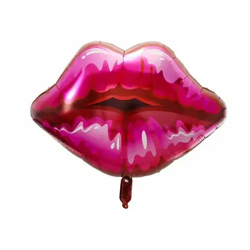 50pcs Rdeče Ustnice Folija Baloni Radi Zrak Globos Roza Balon Šminka za valentinovo, Poljubi Me Balon Poročno Dekoracijo Darilo