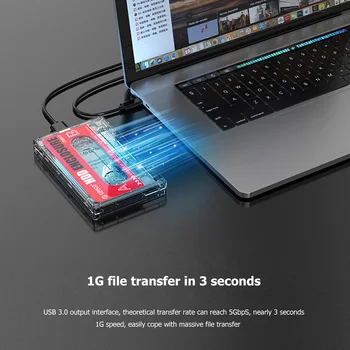 ORICO 2.5 inch Pregleden HDD SSD Primeru, USB 3.0, da SATA Trdi Disk, Disk, Ohišje Podporo 6TB Mobilne Zunanji HDD za Prenosni RAČUNALNIK