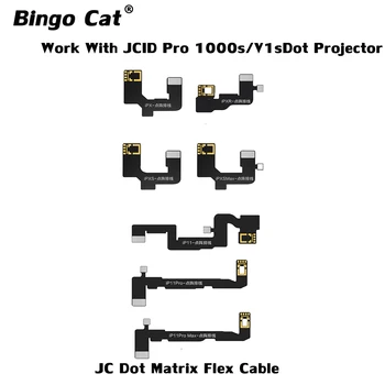 JC Dot Matrix Flex Kabel Kamere na Sprednji strani Za iPhone X XS 11pro max ID Face Detection Popravila Delo Z JCID Pro 1000s V1sDot Projekta