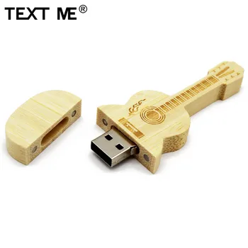 BESEDILO MI Javor lesene Bambusa kitaro model USB 2.0 na Usb ključek 64GB Flash Disk 4GB 8GB 16GB 32GB Pendrive